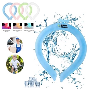 Wearable Reusable Summer Cooler Ice Ring Neck Cooling Tube